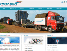 Tablet Screenshot of premiertransport.com